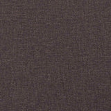 Giroletto senza Materasso Marrone Scuro 140x200 cm Tessuto