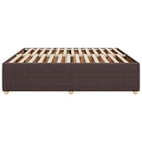 Giroletto senza Materasso Marrone Scuro 180x200 cm Tessuto