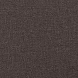 Giroletto senza Materasso Marrone Scuro 180x200 cm Tessuto