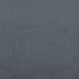 Giroletto senza Materasso Grigio Scuro 80x200 cm Velluto