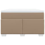 Giroletto a Molle con Materasso Cappuccino 120x200cm Similpelle