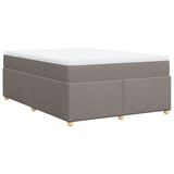 Giroletto a Molle con Materasso Tortora 160x200 cm in Tessuto