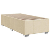 Giroletto a Molle con Materasso Crema 90x200 cm inTessuto