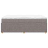 Giroletto a Molle con Materasso Tortora 140x190 cm in Tessuto