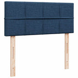 Giroletto a Molle con Materasso Blu 120x190 cm in Tessuto
