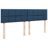 Giroletto a Molle con Materasso Blu 180x200 cm in Tessuto