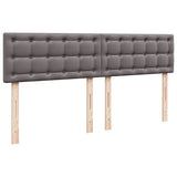 Giroletto a Molle con Materasso Grgio 200x200 cm in Similpelle