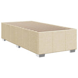 Giroletto a Molle con Materasso Crema 90x200 cm inTessuto