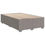 Giroletto a Molle con Materasso Tortora 120x190 cm in Tessuto