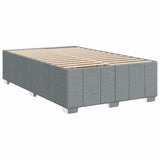 Giroletto a Molle con Materasso Grigio Chiaro 120x190cm Tessuto
