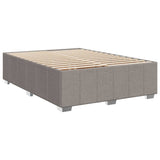 Giroletto a Molle con Materasso Tortora 160x200 cm in Tessuto