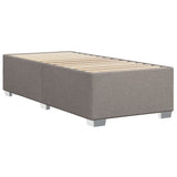 Giroletto a Molle con Materasso Tortora 80x200 cm inTessuto