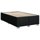 Giroletto a Molle con Materasso Nero 90x190 cm in Tessuto
