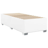 Giroletto a Molle con Materasso Bianco 80x200 cm in Similpelle
