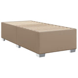 Giroletto a Molle con Materasso Cappuccino 90x200 cm Similpelle