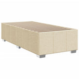 Giroletto a Molle con Materasso Crema 90x200 cm inTessuto