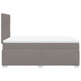 Giroletto a Molle con Materasso Tortora 120x200 cm in Tessuto