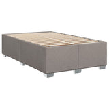 Giroletto a Molle con Materasso Tortora 120x200 cm in Tessuto