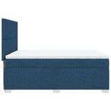 Giroletto a Molle con Materasso Blu 140x200 cm in Tessuto