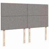 Giroletto a Molle con Materasso Tortora 180x200 cm in Tessuto