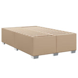 Giroletto a Molle con Materasso Cappuccino 120x200cm Similpelle