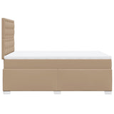 Giroletto a Molle con Materasso Cappuccino 120x200cm Similpelle
