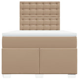 Giroletto a Molle con Materasso Cappuccino 120x200cm Similpelle