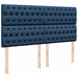 Giroletto a Molle con Materasso Blu 180x200 cm in Tessuto