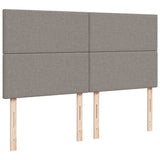 Giroletto a Molle con Materasso Tortora 180x200 cm in Tessuto