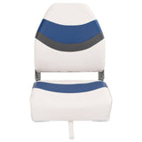 Sedile per Barca con Schienale Alto Pieghevole 44x38x55 cm