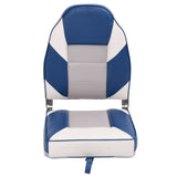 Sedile per Barca con Schienale Alto Pieghevole 39x43x58 cm