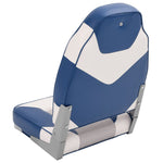 Sedile per Barca con Schienale Alto Pieghevole 39x43x58 cm