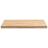 Piano di Lavoro Cucina 80x63,5x4 cm Legno Massello Rovere