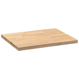 Piano di Lavoro Cucina 80x63,5x4 cm Legno Massello Rovere