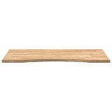 Piano Scrivania 100x50x2,5 cm Rovere Massello Non Trattato