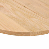 Piano per Tavolo 100x50x2 cm in Rovere Massello Ovale