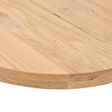 Piano per Tavolo 120x60x4 cm in Rovere Massello Ovale