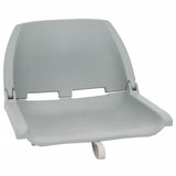 Set Sedile Barca Pieghevole 4pz Senza Cuscino Grigio 48x51x41cm