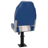 Set Sedile da Barca Pieghevole 4 pz con Schienale Alto