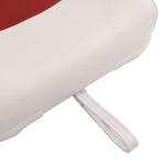 Set Sedile da Barca Pieghevole 4 pz con Schienale Alto