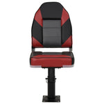 Set Sedile da Barca Pieghevole 4 pz con Schienale Alto