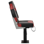 Set Sedile da Barca Pieghevole 4 pz con Schienale Alto
