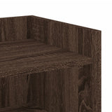 Credenza Rovere Marrone 73,5x35x75 cm in Legno truciolato