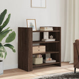 Credenza Rovere Marrone 73,5x35x75 cm in Legno truciolato