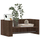 Mensola a Muro Rovere Marrone 70,5x35x30,5 cm Legno truciolato