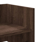 Mensola a Muro Rovere Marrone 70,5x35x30,5 cm Legno truciolato