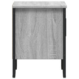 Comodini 2pz Grigio Sonoma 40x30x40 cm in Truciolato