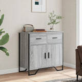 Credenza Grigio Sonoma 79,5x35,5x74,5 cm in Legno truciolato
