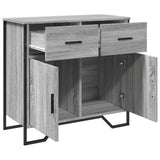 Credenza Grigio Sonoma 79,5x35,5x74,5 cm in Legno truciolato