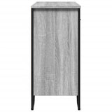 Credenza Grigio Sonoma 79,5x35,5x74,5 cm in Legno truciolato